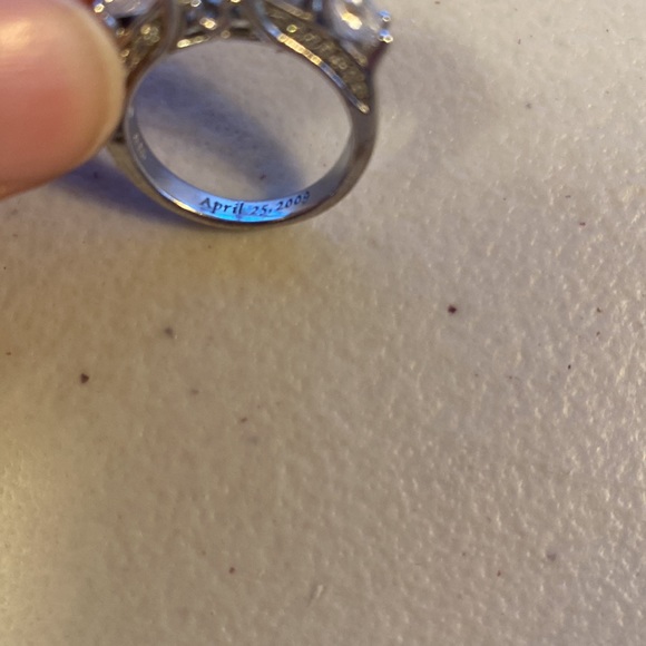 Bradford exchange diamonesk personalized anniversary ring sing 5  4-25-2009 - Picture 3 of 7